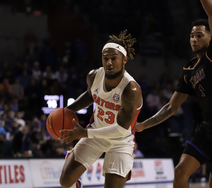 Florida basketball's Brandon McKissic pictured during a Nov. 1 exhibition game against Embry-Riddle.