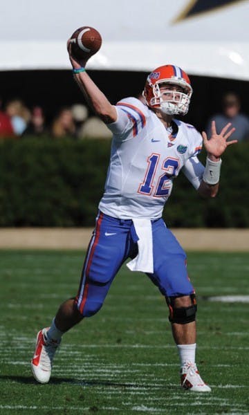 At SEC Media Days on Wednesday, Gators quarterback John Brantley said last year's adversity actually improved team chemistry this offseason.