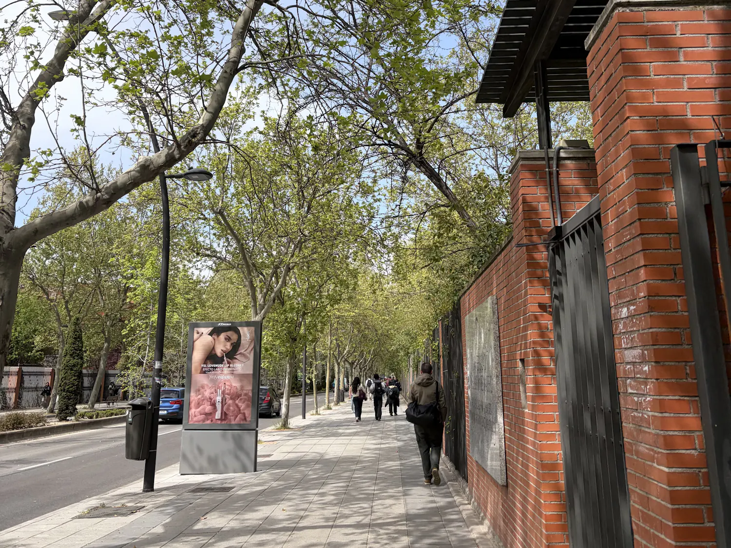 People walk outside Facultad De Humanidades, Comunicación Y Documentación at Universidad Carlos III of Madrid on April 8, 2026 in Getafe, Spain.