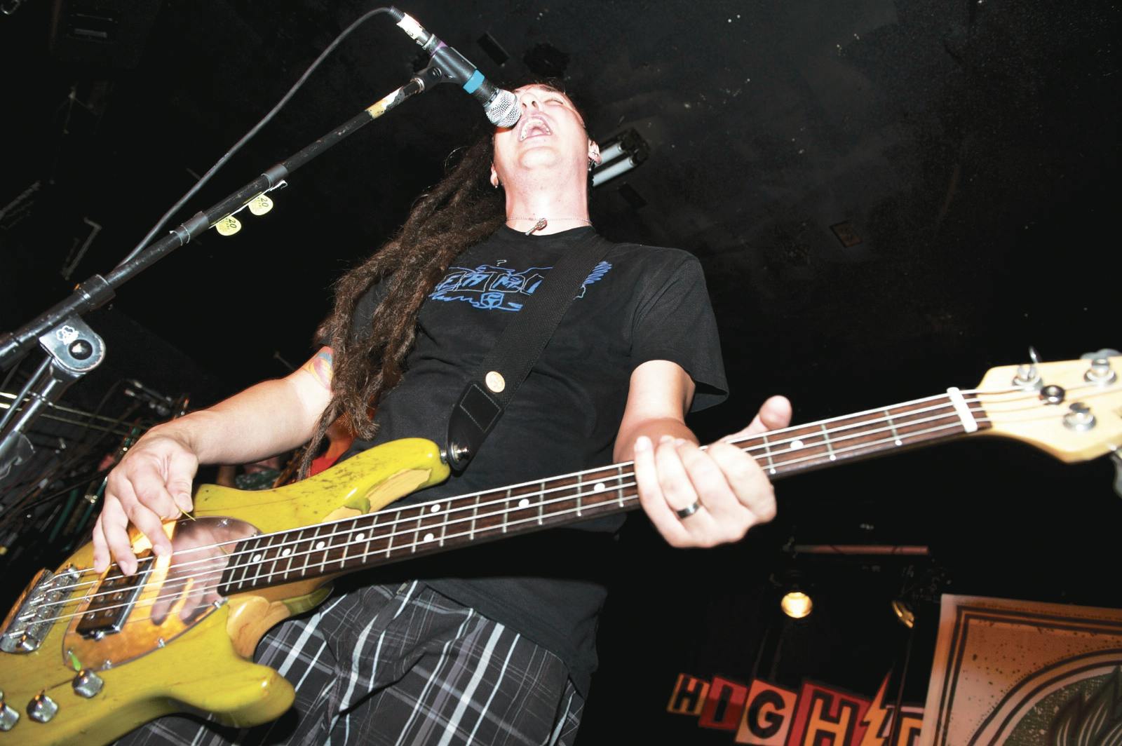 Less Than Jake vocalist and bassist Roger Manganelli plays at the High Dive during the band’s Wake and Bake event in 2012. The band will perform t at the High Dive Aug. 30-Aug. 31.