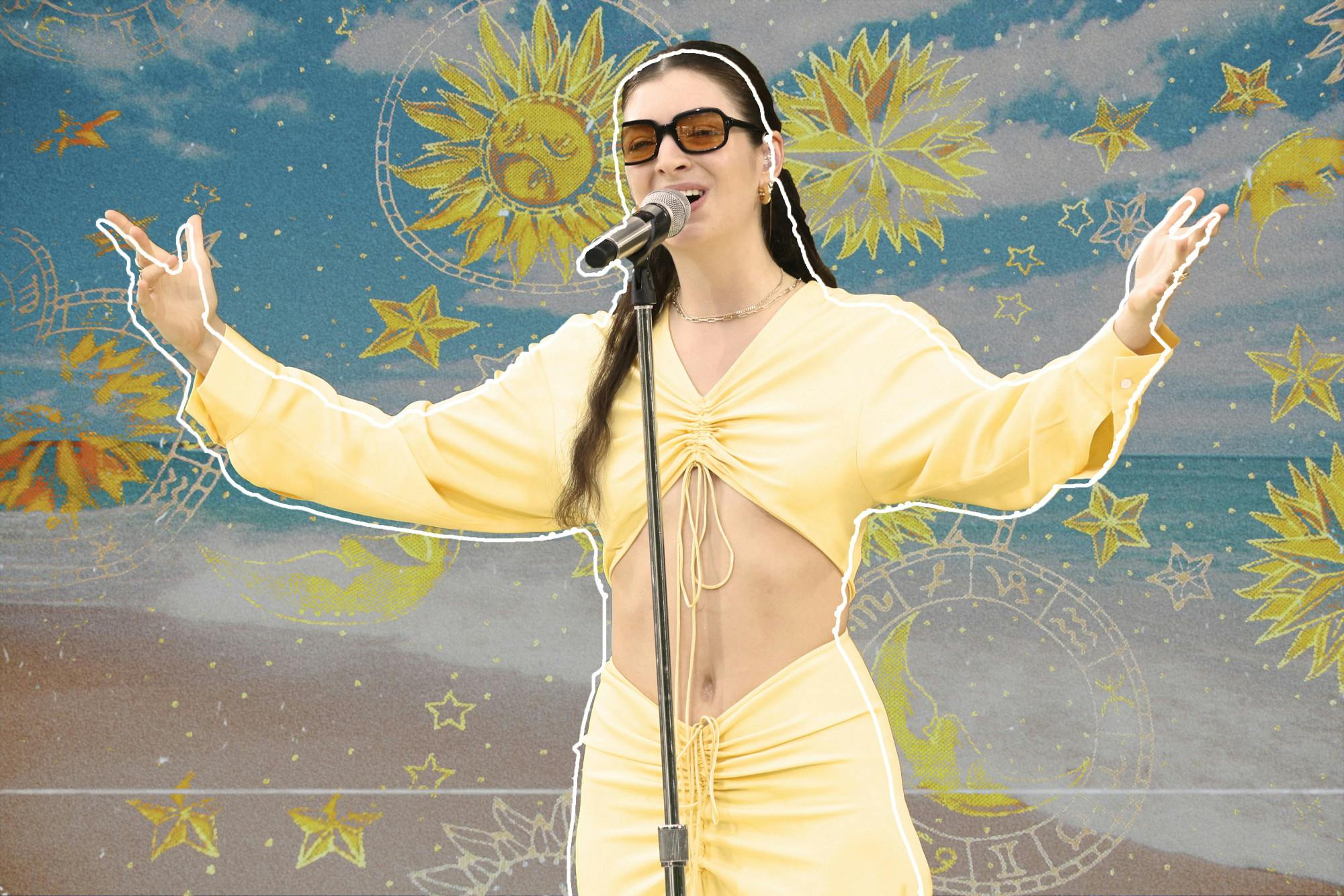 Music recording artist Lorde performs on ABC's "Good Morning America" at Rumsey Playfield/SummerStage in Central Park on Friday, Aug. 20, 2021, in New York. (Photo by Greg Allen/Invision/AP)
