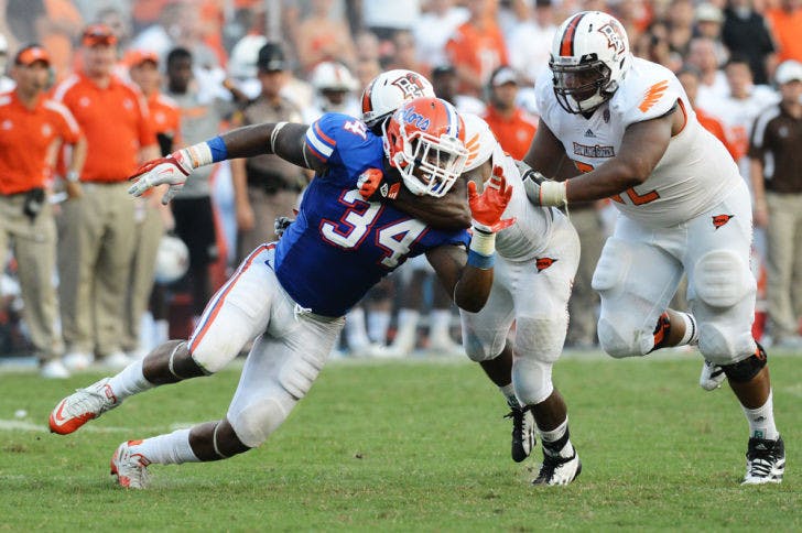 Saturday Sept. 1, 2012, in Gainesville, Fla. Florida won 24-17