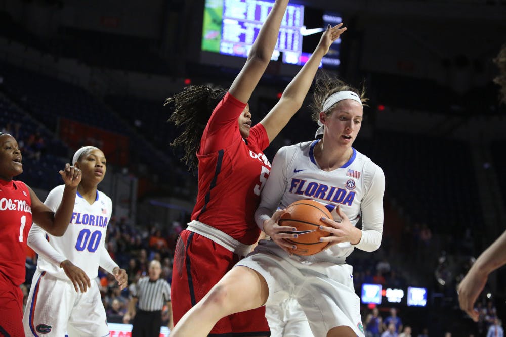 Forward Haley Lorenzen will play her last game at the O'Connell Center as a Gator Thursday night against Tennessee. 