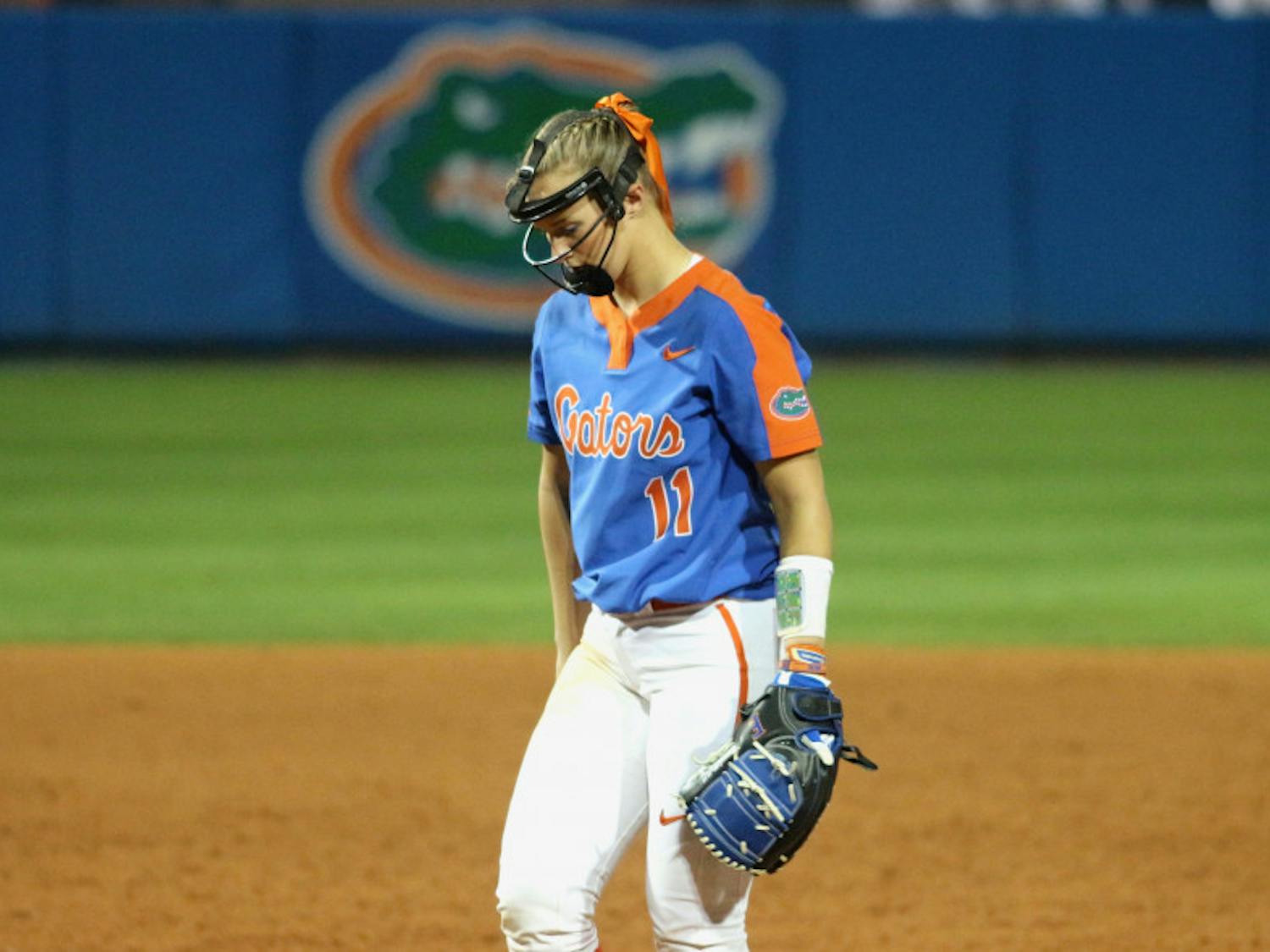 UF pitcher Kelly Barnhill recorded her 13th win of the season with 111 pitches against Texas A&amp;M, allowing only two hits while striking out 12 batters. "She doesn’t try to overtalk to herself. She doesn’t try to overdo it,” Walton said.