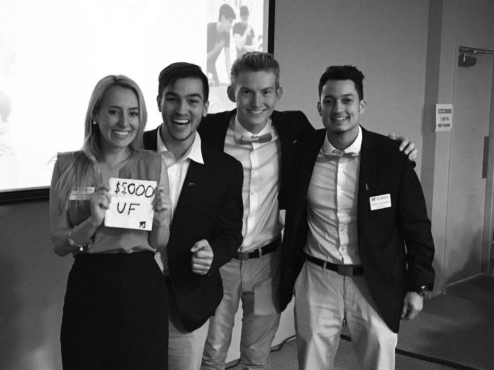 The UF team at MuniMod, a hack-athon that took place on May 13 in Orlando, won second place and was rewarded with $5,000 to put toward their app, “IdenCity.”