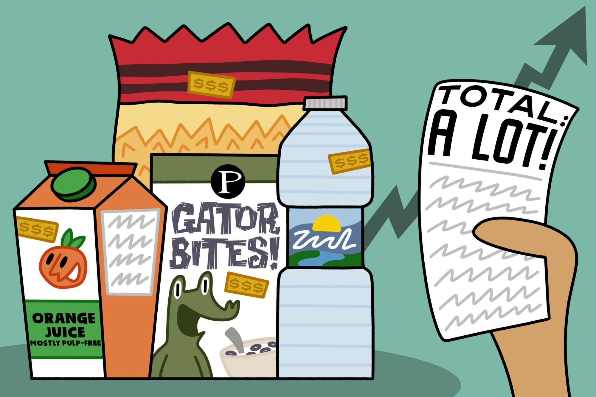 Inflation continues to cause problems for students at the University of Florida.