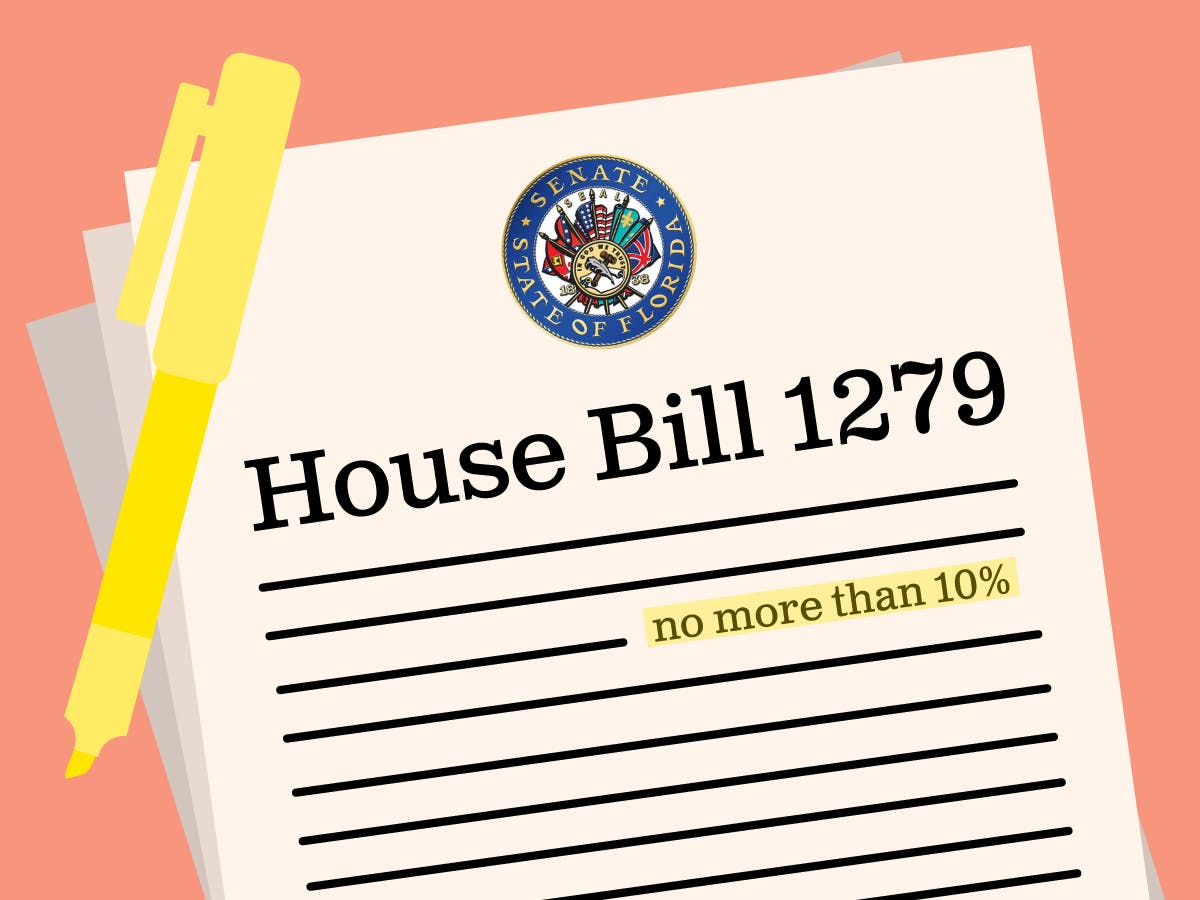 House Bill 1279 is a newly proposed law requiring Florida College System institutions and state universities to limit the number of foreign citizen students to 10%.