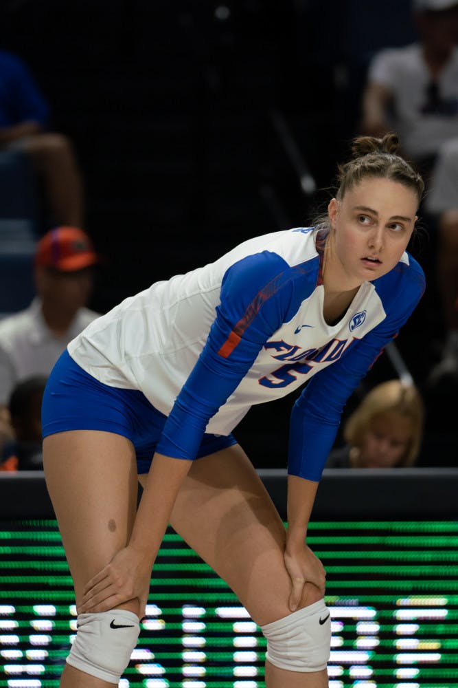 Senior middle blocker Rachael Kramer notched 267 kills last season, tying for first on the roster.