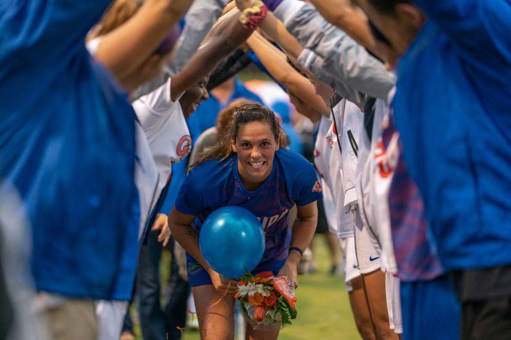 <p>Goalkeeper Kaylan Marckese player her last season in Orange and Blue, leaving behind big shoes to fill along with the team's nine other graduating seniors. </p>