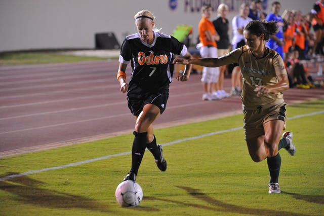 Junior center back Kat Williamson, who took home Southeastern Conference Defensive Player of the Week honors last week, is the only Gator to play 90 minutes in each of the team’s first two games.