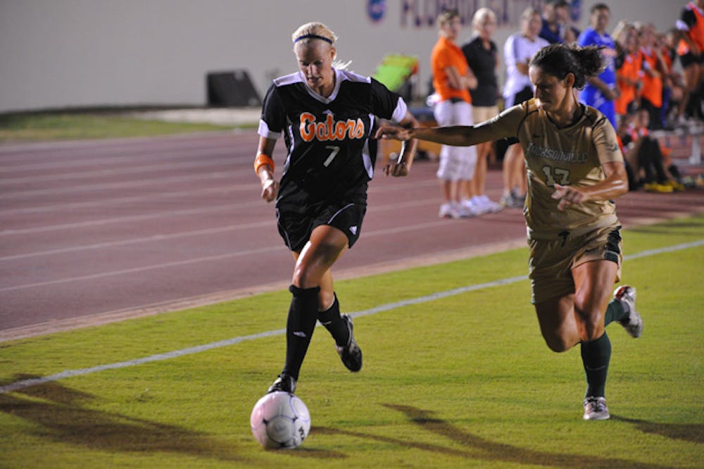 <p>Junior center back Kat Williamson, who took home Southeastern Conference Defensive Player of the Week honors last week, is the only Gator to play 90 minutes in each of the team’s first two games.</p>