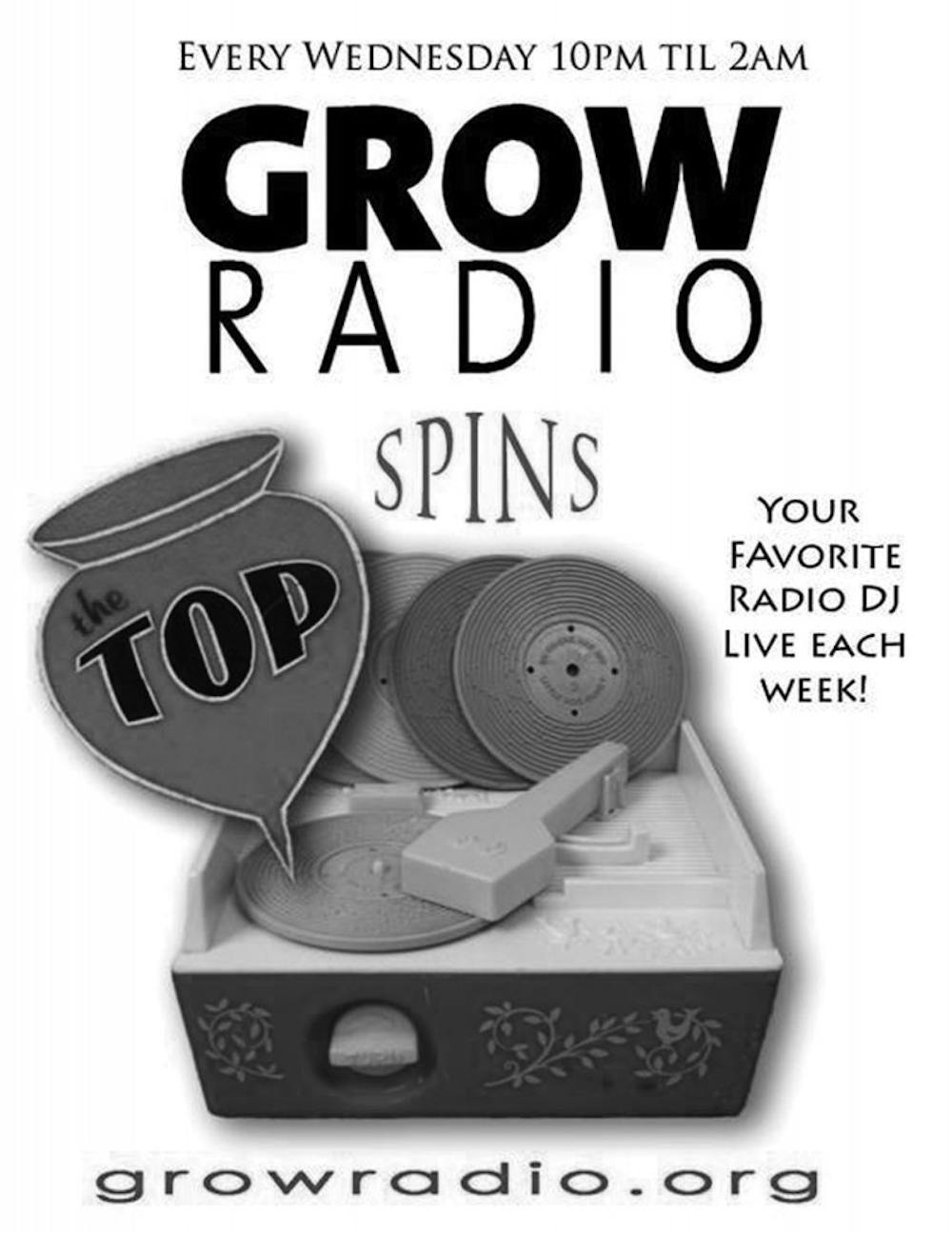 <p>Disc Jockeys from local, nonprofit, internet radio station, Grow radio, will be playing music for patrons at The Top on Wednesday nights.</p>