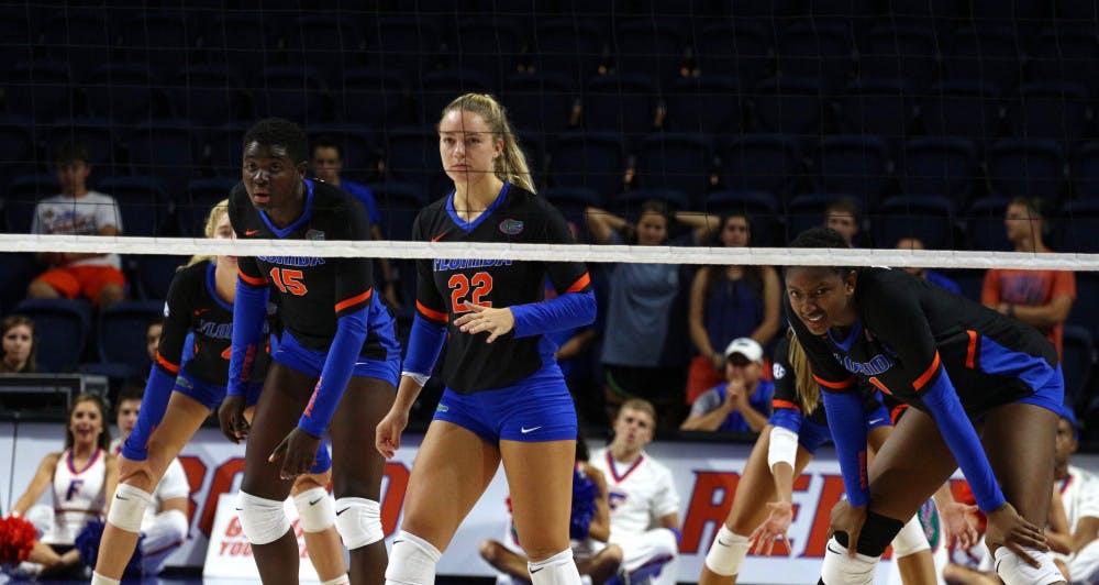 <p><span id="docs-internal-guid-1be0de59-7fff-5205-5bdf-1a1caca669ce"><span>Redshirt senior setter Allie Monserez will be a leader for the Gators this year. Her sister, Marlie, joins her on the team this season.</span></span></p>