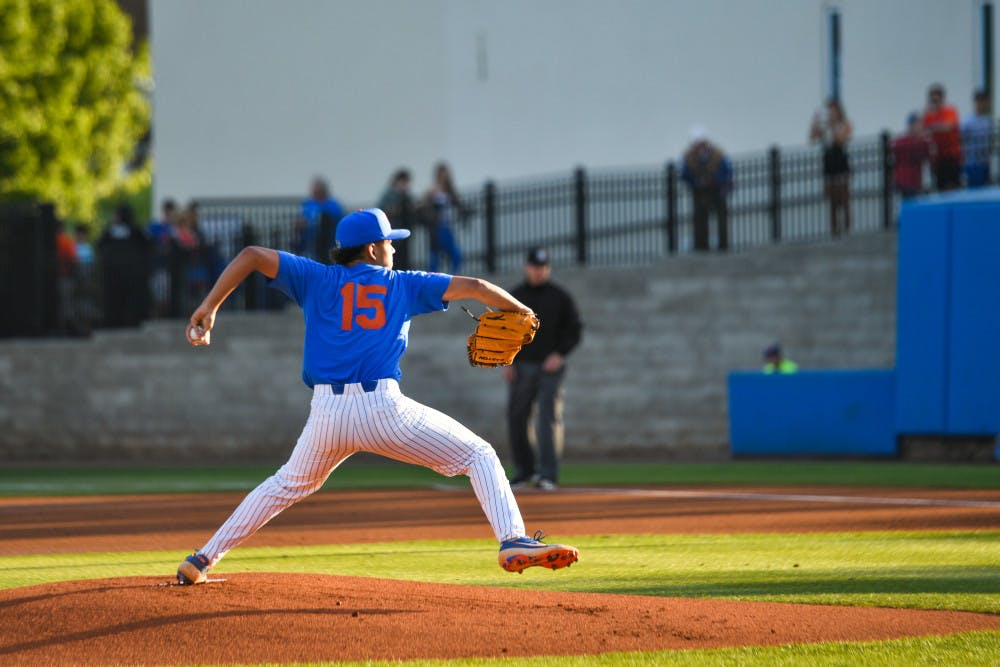 <p>Jordan Butler got Florida out of a jam in the seventh and preserved the lead the rest of the way for the save.</p>