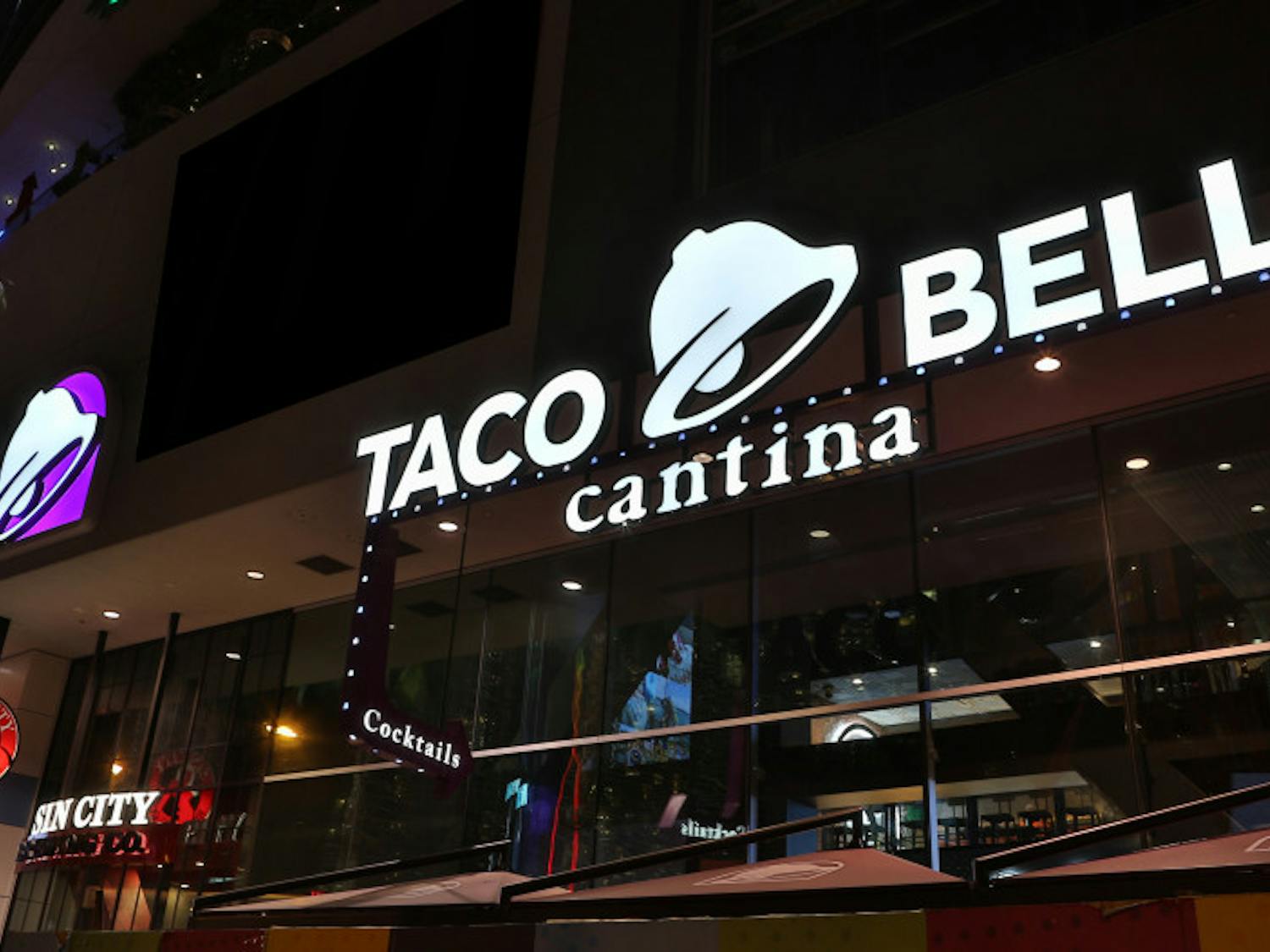 A cantina-style Taco Bell in Las Vegas. 