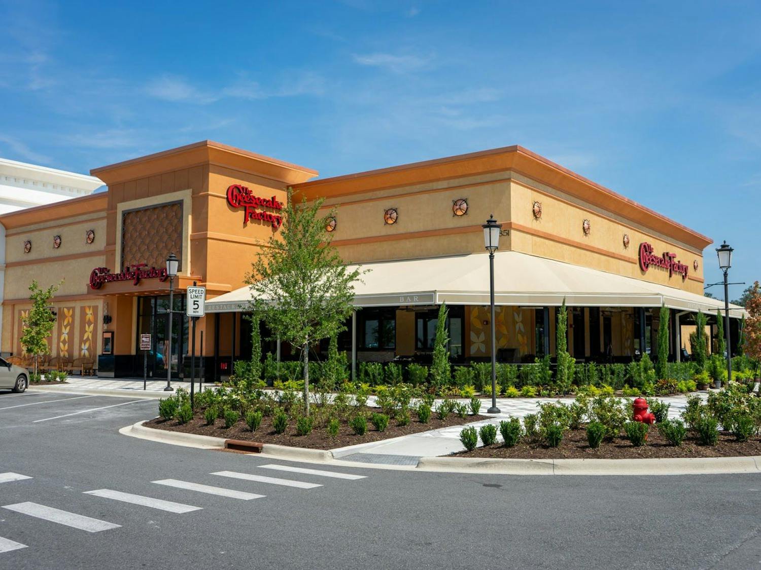 The outside of the new Cheesecake factory located at Butler Town Center. The restaurant will open Tuesday, September 17 at 11 a.m.&nbsp;