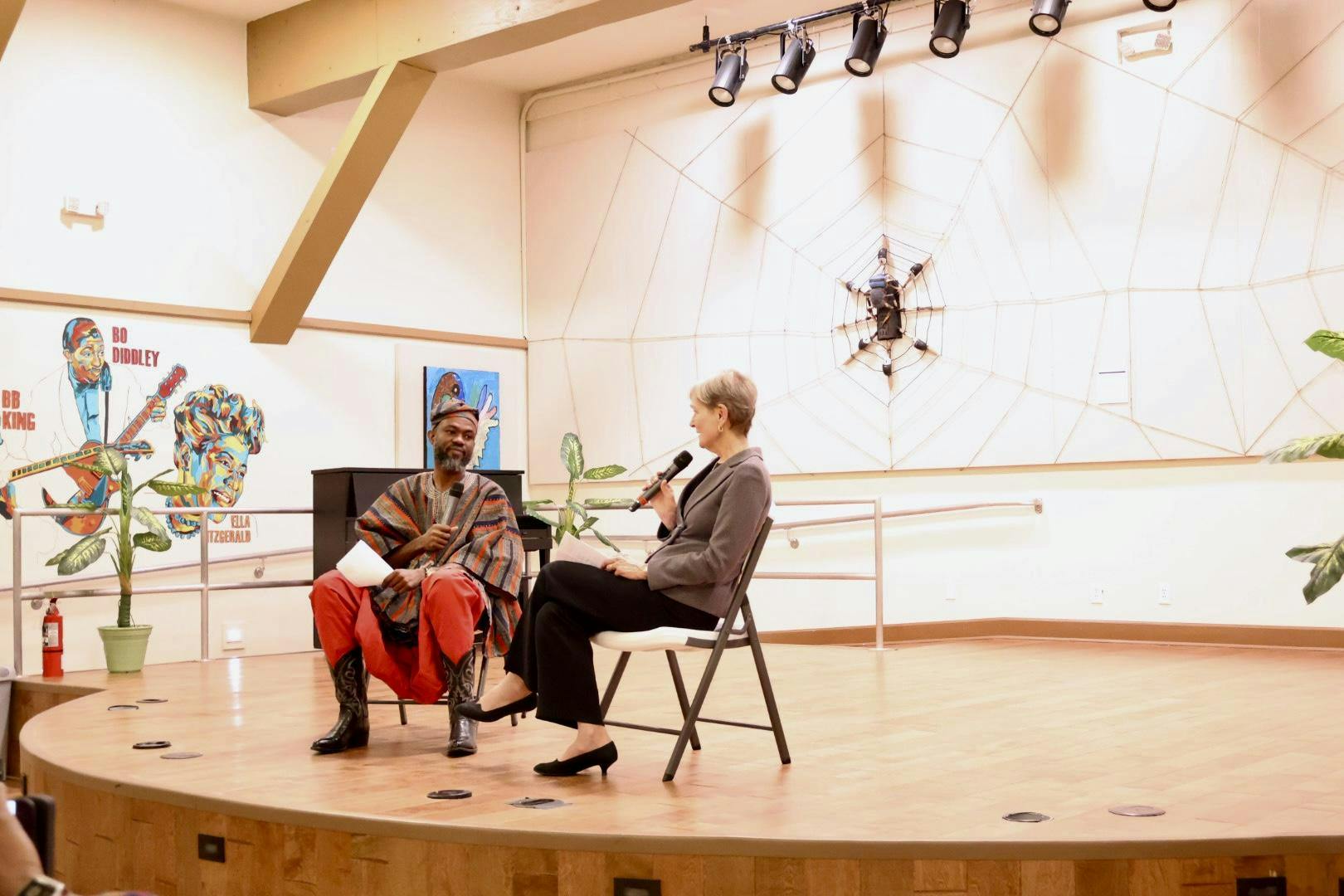 UF Fine Arts Master Student Alex Awuku hosts "The Wisdom of Ananse: Ceramic Sculptures by Alex Awuku," on Feb. 13th, 2026. The exhibit explores Ananse, a spider figure from Ghanaian folklore known for his cunning and wisdom. 