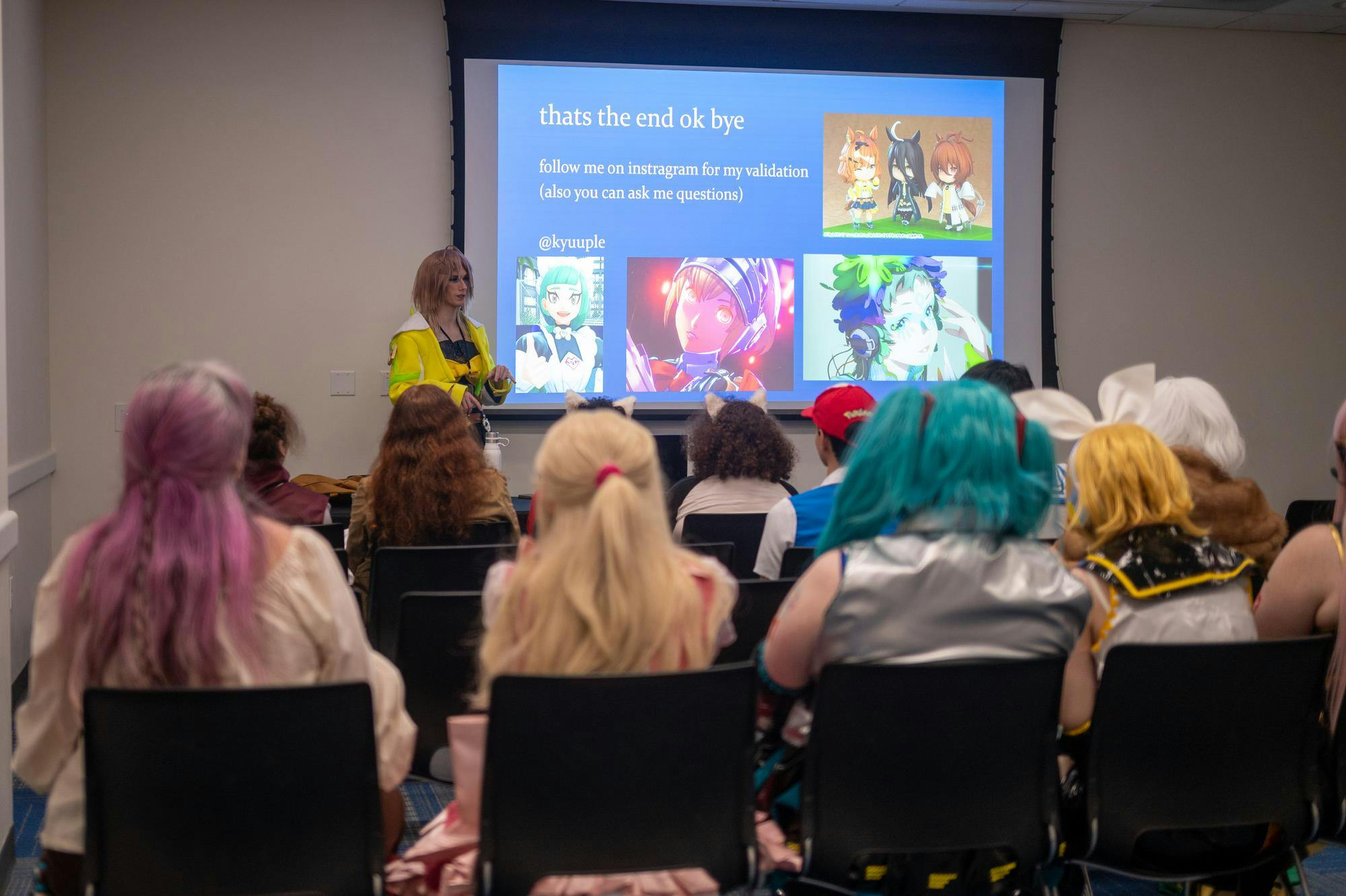 Cosplayers hold panels in the Reitz Union as part of SwampCon, Saturday, Feb. 28, 2026, in Gainesville, Fla.