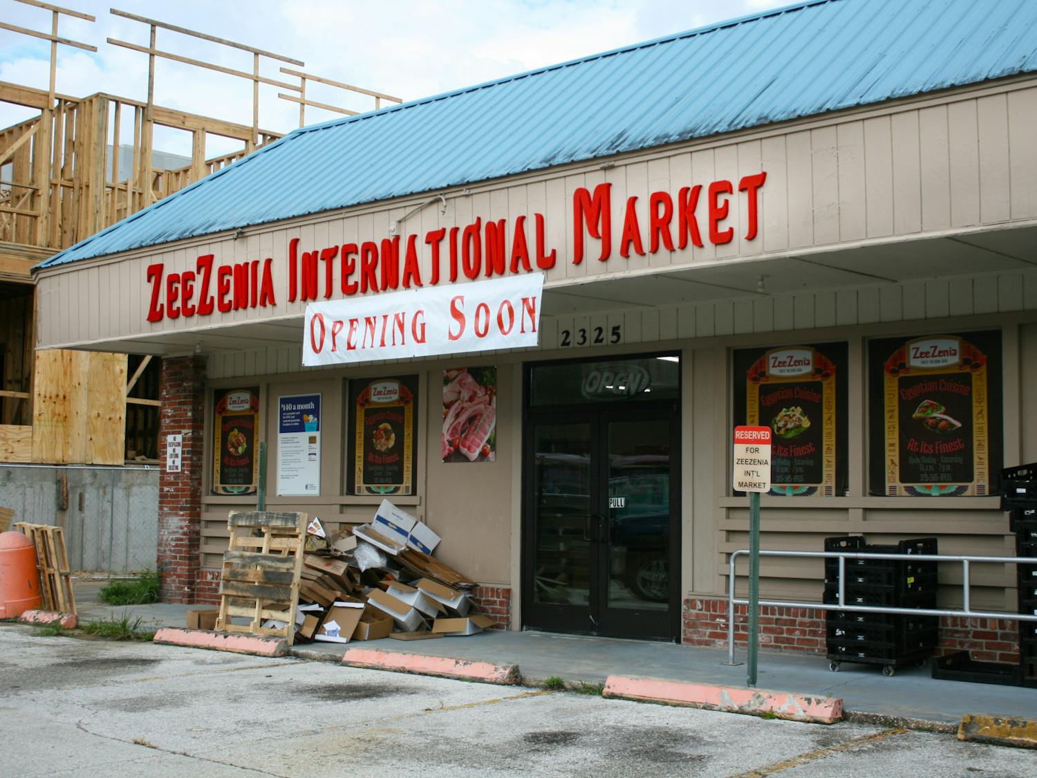 ZeeZenia International Market under construction after a fire tarnished the inside Tuesday, Sept. 13, 2022. It is set to reopen on Friday, Sept. 23, 2022.