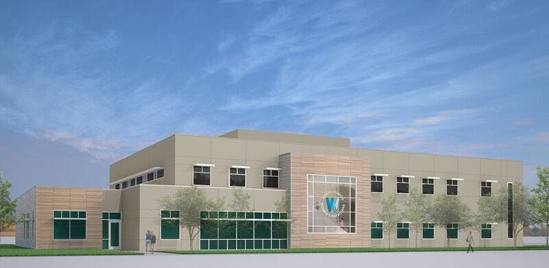 Pictured is a rendering of the new Comprehensive Women's Health facility. Their new building and birth center is scheduled to open November 2018 on Northwest 43rd Street.