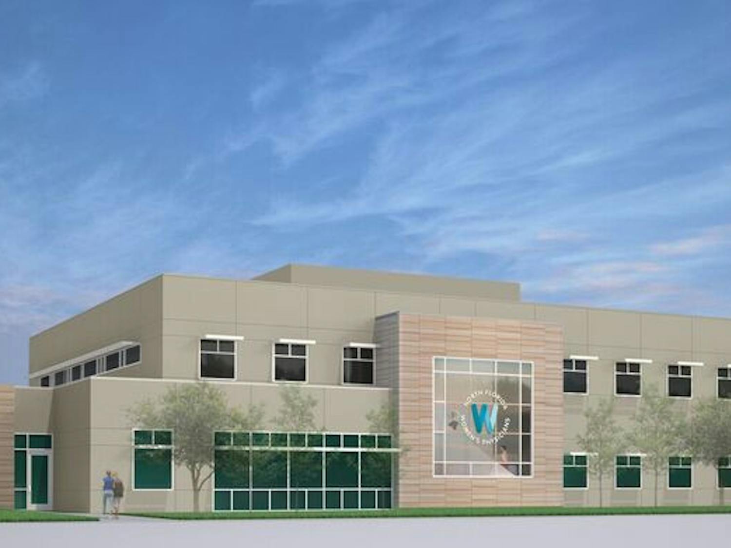Pictured is a rendering of the new Comprehensive Women's Health facility. Their new building and birth center is scheduled to open November 2018 on Northwest 43rd Street.