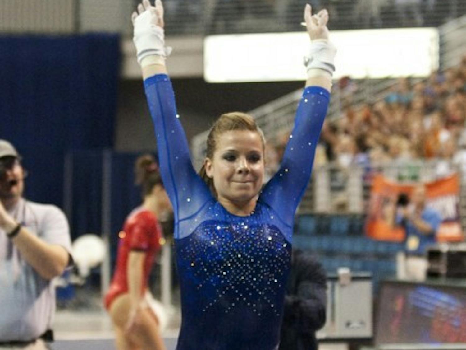 Sophomore Mackenzie Caquatto returned to UF’s bar rotation last Friday.