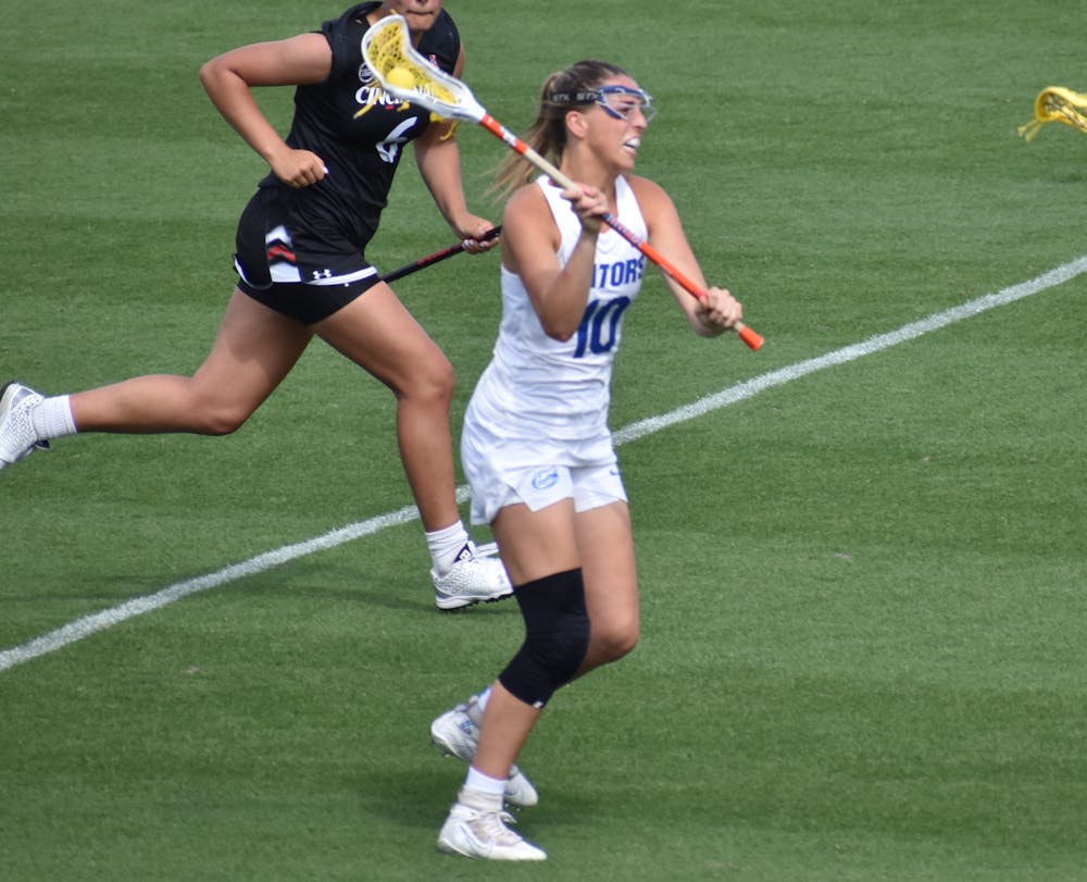 Florida scored four goals on five shots in the first four minutes of the match. Photo from UF-Cincinnati game March 27.