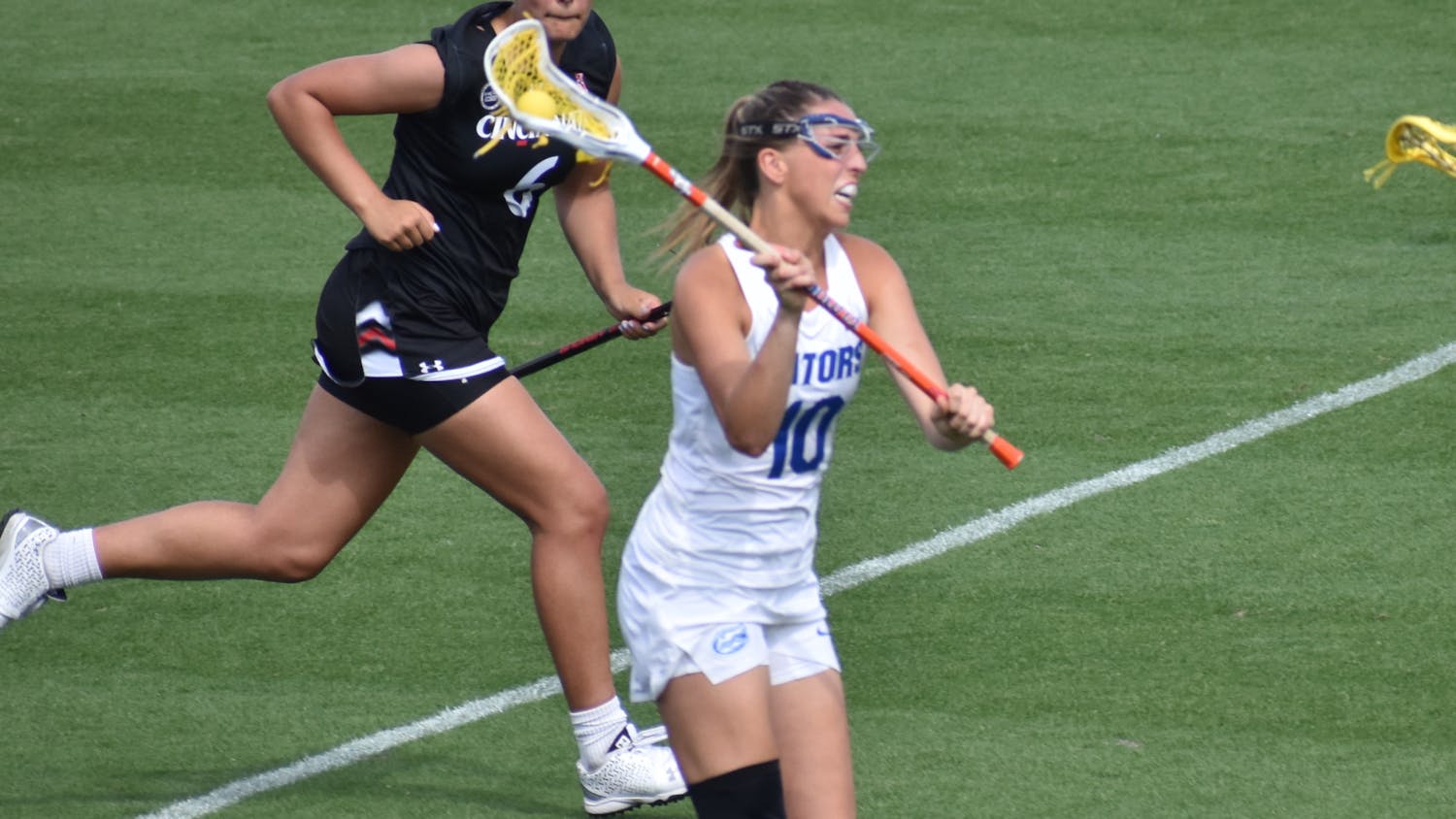 Florida scored four goals on five shots in the first four minutes of the match. Photo from UF-Cincinnati game March 27.