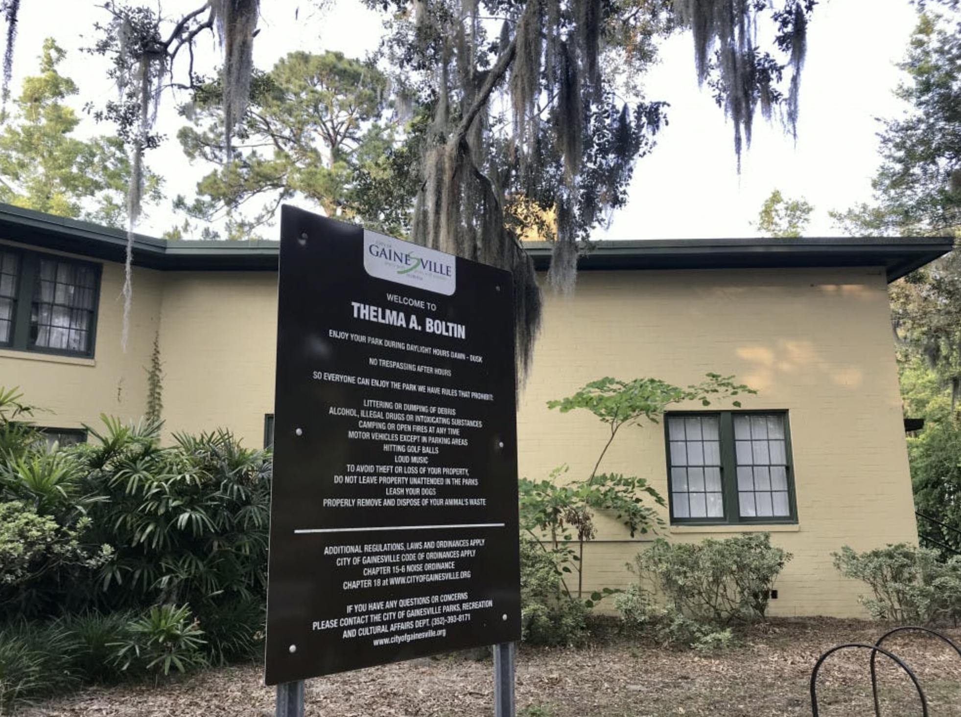 The historic Thelma A. Boltin Center that was voted to be demolished by the city commissioners. 