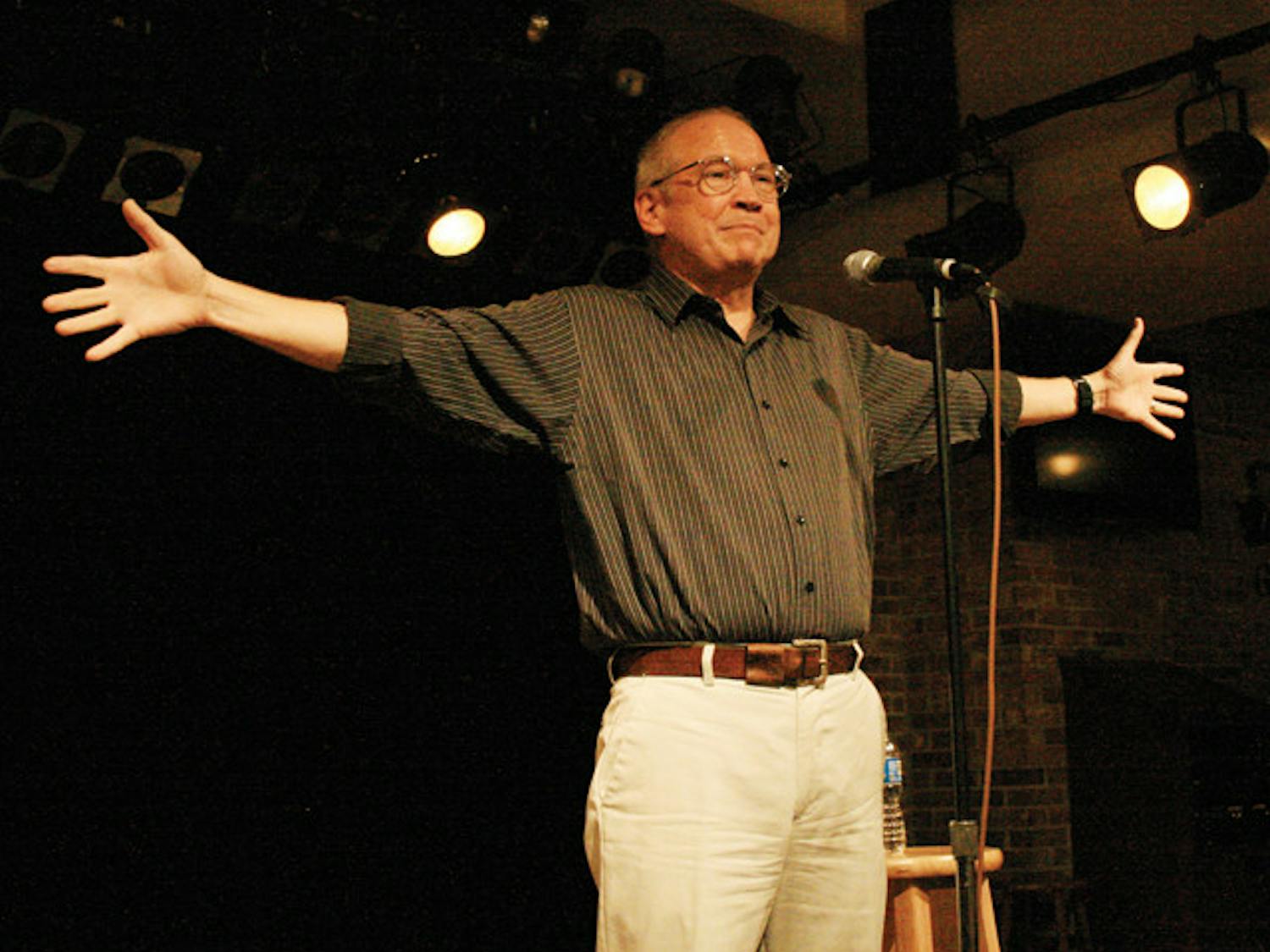 Dallas Tanner, who currently resides in Greenville, S.C., spoke to UF students at the Orange & Brew Tuesday night about his research of mythological creatures. "Not all monsters are fiction," Tanner said. "And not all monsters are actually beasts."