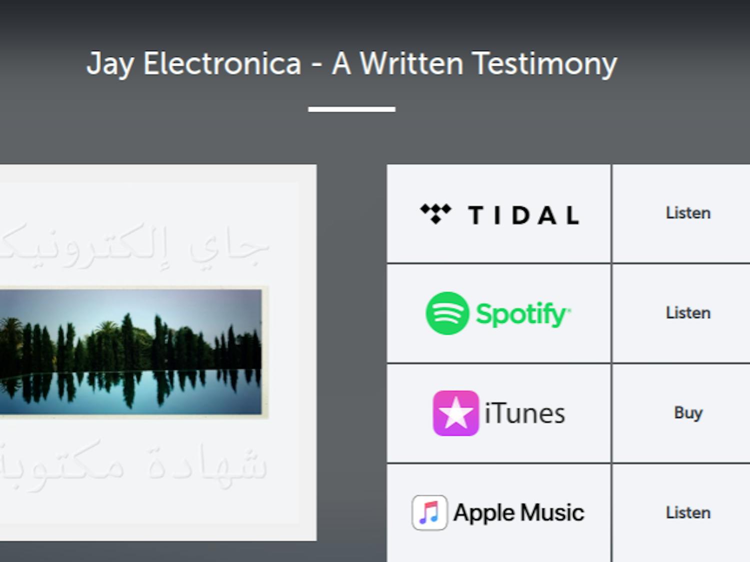 Jay Electronica's "A Written Testimony" gives away too much real estate. 