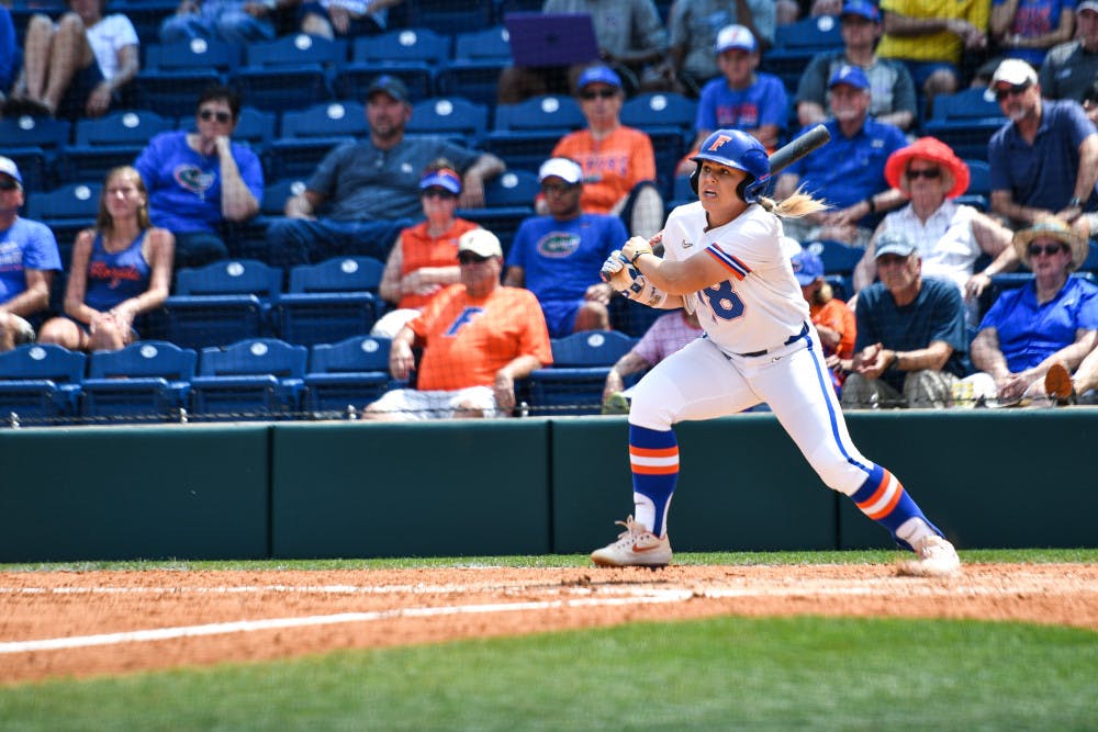 <p>The Gators edged past Alabama to win their second-straight SEC Tournament championship behind Kelly Barnhill's brilliant outing and Amanda Lorenz's two-RBI double.</p>