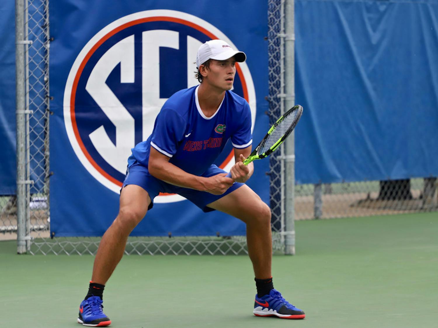 Brian Berdusco at the ITA Tournament in Gainesville last season. This year, the Gators will play in three SEC-only invites.