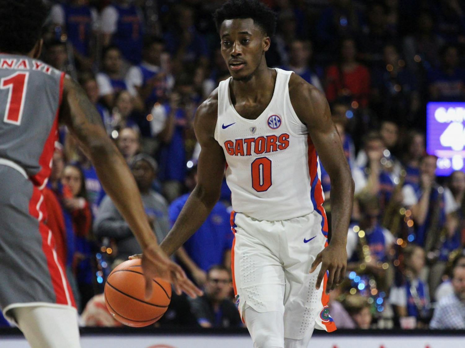 Okauru, Ballard and Johnson combined for 36 points and eight rebounds during Florida's 116-74 win against Gardner-Webb on Monday.