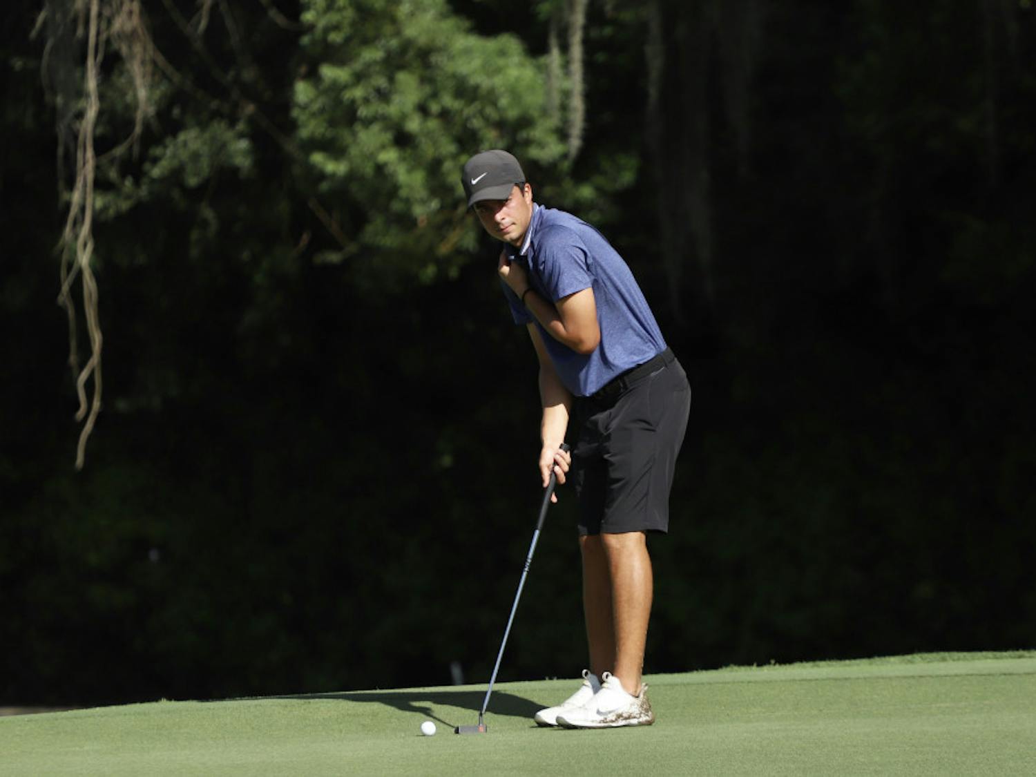 Redshirt sophomore Fred Biondi (pictured) and freshman Joe Pagdin are currently tied for 12th individually at the Vanderbilt Legends Collegiate.