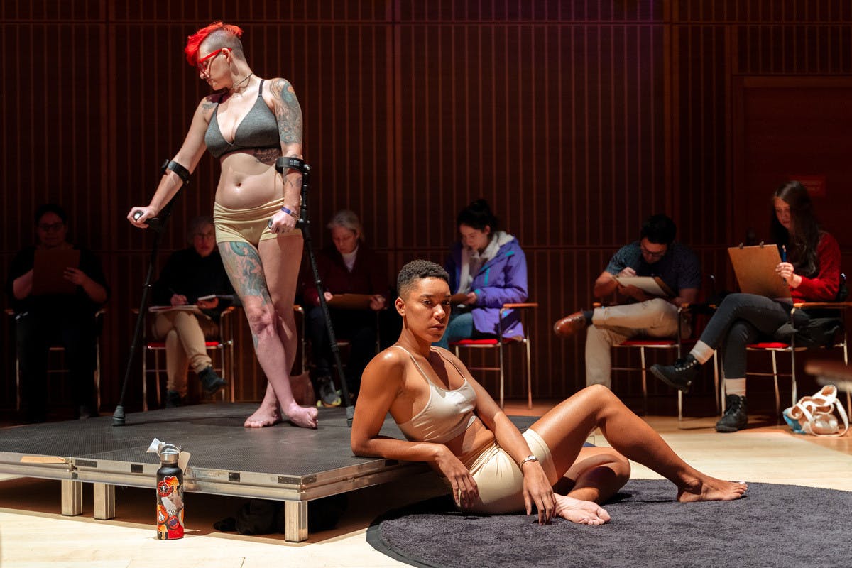 Figure On Diversity models pose at the Isabella Stewart Gardner Museum’s Frank Hatch Free Day in an open drawing event on Monday, February 17, 2021. Around 500 people attended the event. (Photo Courtesy by Faizal Westcott)