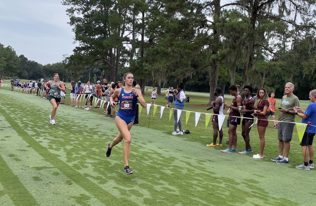 Florida's Grace Blair competes during the Mountain Dew Invitational in Gainesville on Sept. 11.