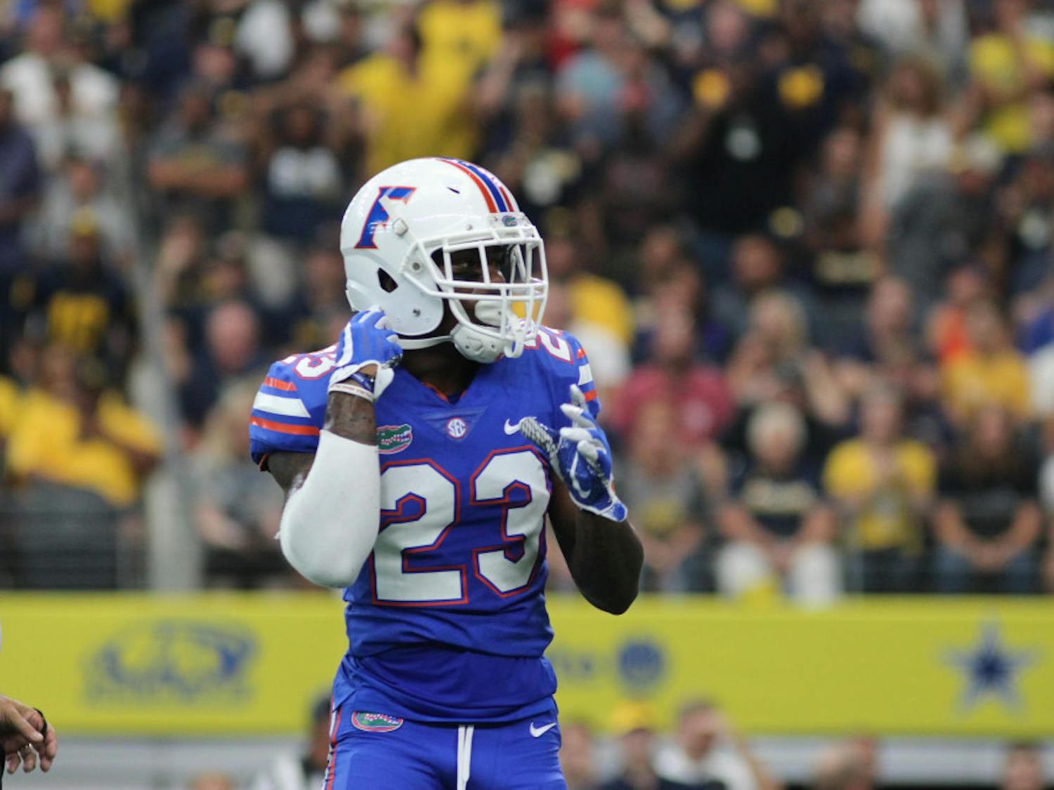 Junior defensive back Chauncey Gardner-Johnson said that West Virginia transfer is sleeping on his couch. “That’s my boy. Me and him grew up probably like 20 minutes from each other,” he said.