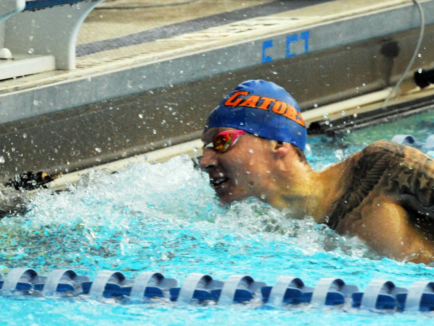 Senior Caeleb Dressel's two record-breaking performances highlighted the men's swimming and diving team's sixth consecutive SEC Championship. 