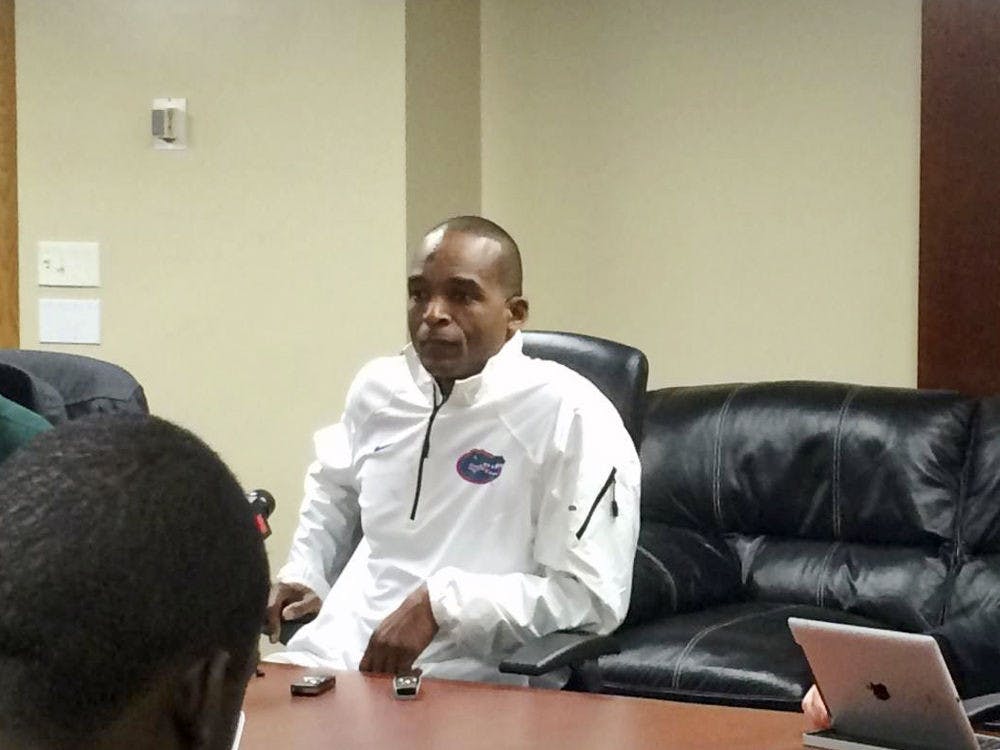Randy Shannon speaks during a mdia avilability on Thursday