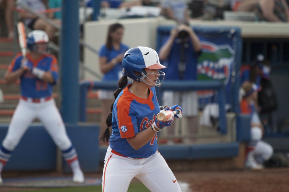 <p>Shortstop Sophia Reynoso went 3-for-6 from the plate in Saturday's games against Jacksonville and Hampton.&nbsp;</p>
