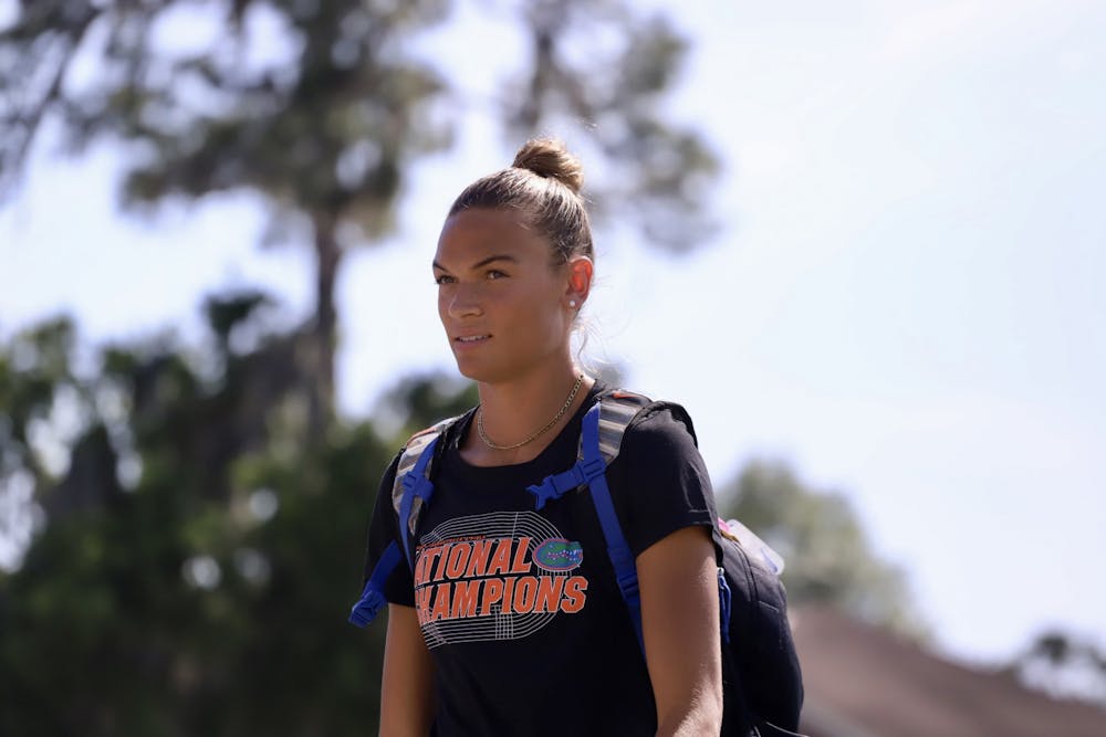 <p>Florida Heptathlete Anna Hall qualified for Team USA on Saturday with her performance at the USATF Combined Championships.</p>