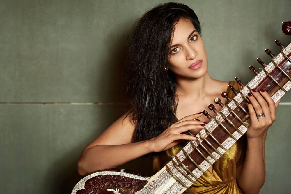 Anoushka Shankar, a Grammy-nominated sitar player, will take the Phillips Center stage Monday.