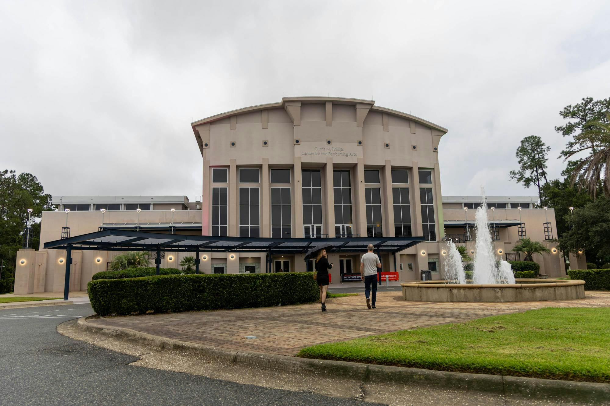 Curtis M. Phillips Center for the Performing Arts sits at 3201 Hull Rd, Friday, Oct. 2, 2026, in Gainesville, Fla. 
