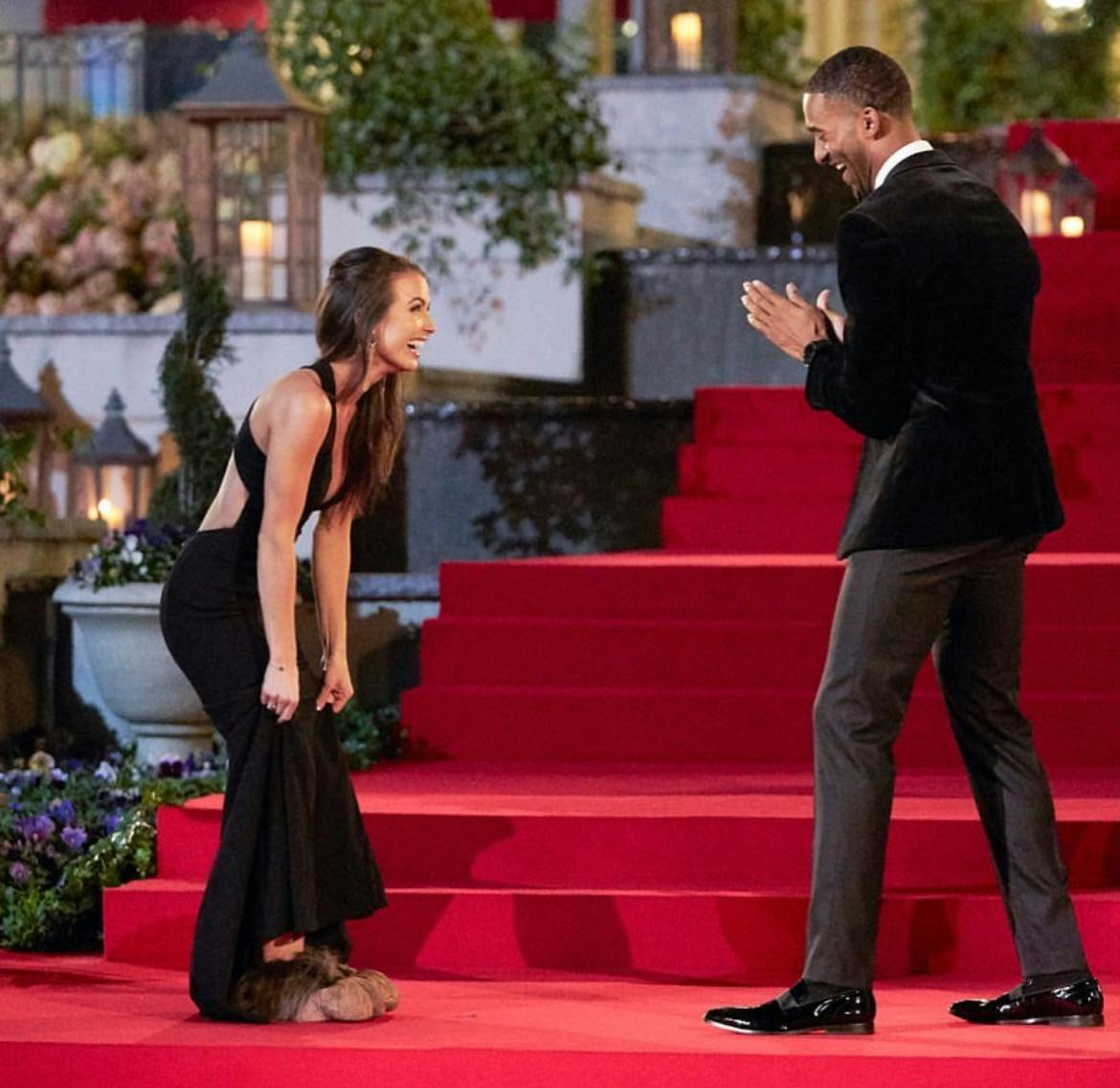 Saneh Ste. Claire meets Matt James on the 25th season of "The Bachelor." | Picture by ABC