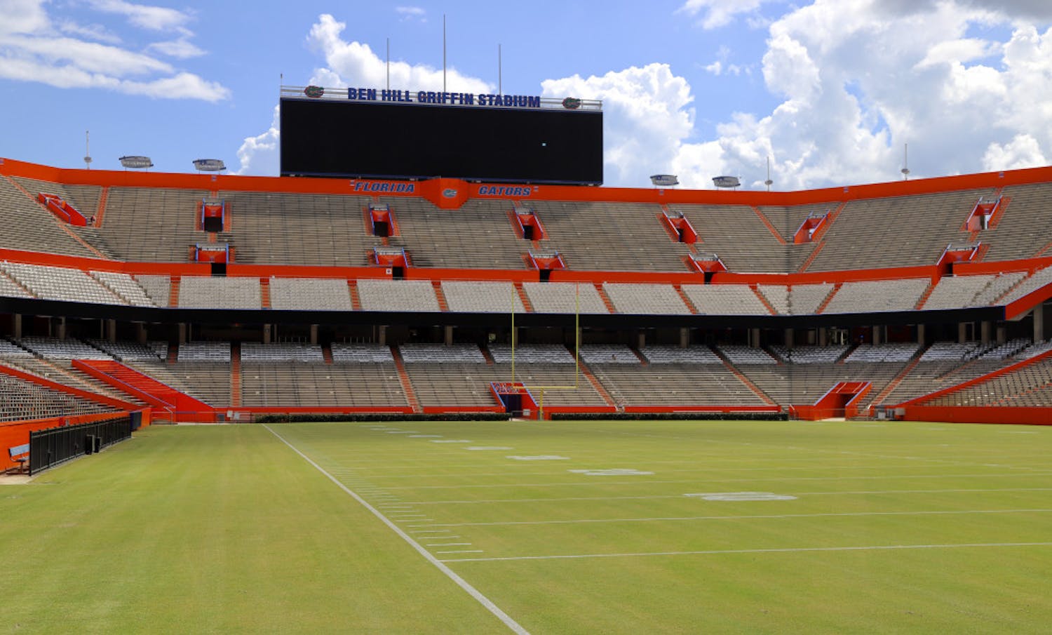 On Saturday, Ben Hill Griffin Stadium will house 2,000 students, among other fans, for the Gators' season opener. The UF chapter of Young Americans for Freedom plans to say the Gator Bait chant, despite the university's banning of the phrase at sporting events.