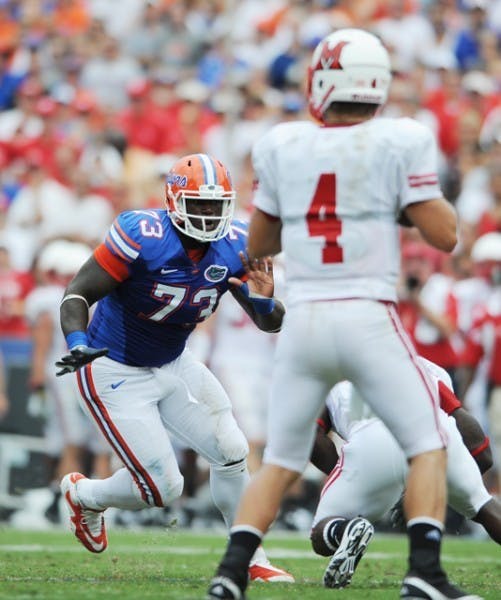 Defensive end
Sharrif Floyd and the rest of the front seven hope to improve upon
2010’s lackluster pass rush this season.