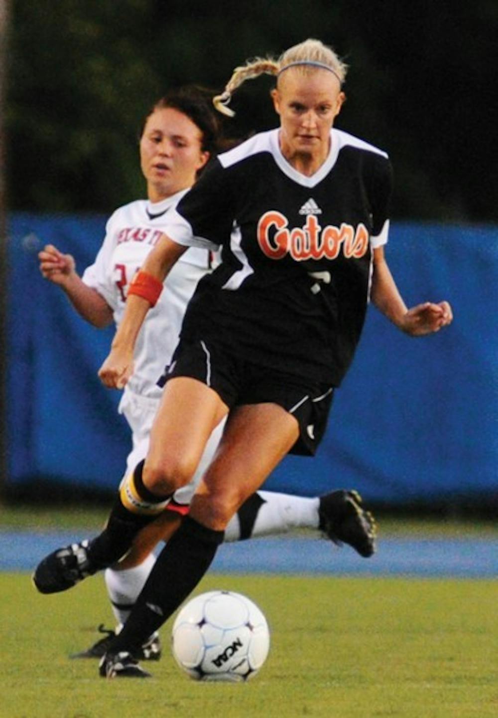 <p>UF defender Kat Williamson said the undersized field at Pressly Stadium can actually be an advantage for the opposition.</p>