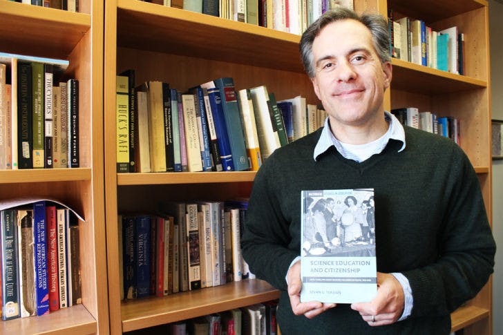 Sevan Terzian, a UF associate professor of social foundations and education in the School of Teaching &amp; Learning, introduces his newly published book, “Science Education and Citizenship.”
