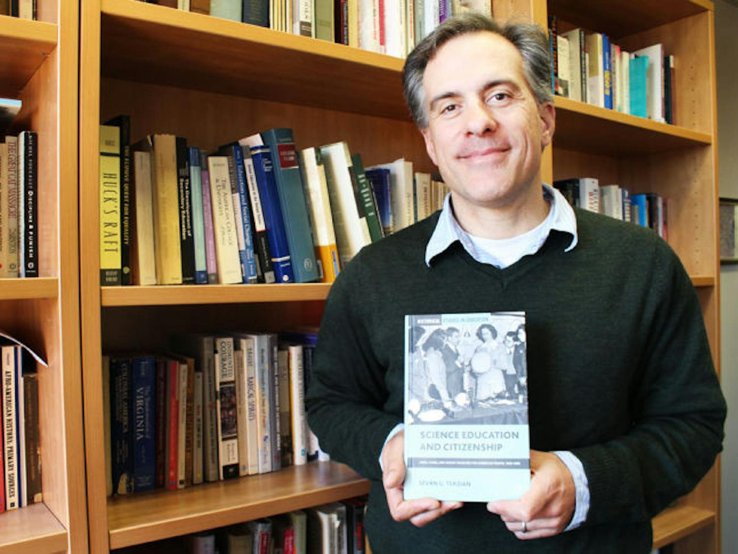 Sevan Terzian, a UF associate professor of social foundations and education in the School of Teaching &amp; Learning, introduces his newly published book, “Science Education and Citizenship.”